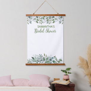 Tapisserie Suspendue Panneau de fond pour Baby Shower Feuillage Feuille
