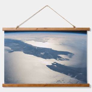 Tapisserie Suspendue Panorama depuis l'espace Highlights Cook Strait
