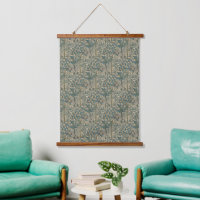 Papier Peint Perroquet Sarcelle Arts & Crafts Anti