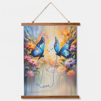 Tapisserie Suspendue papillons amoureux