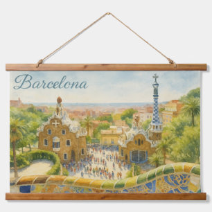 Tapisserie Suspendue Parc Güell à Barcelone