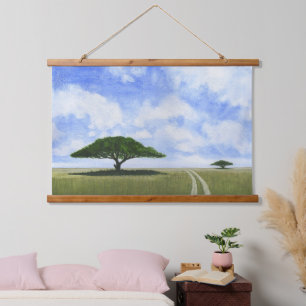 Tapisserie Suspendue Paysage africain