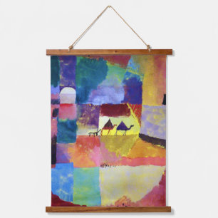 Tapisserie Suspendue Paysage avec chameaux, Paul Klee