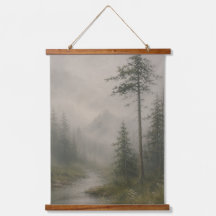 Paysage Brumeux et Morose Tenture Murale