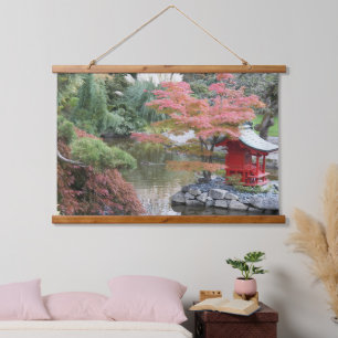Tapisserie Suspendue Paysage japonais de Garden Pond
