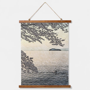 Tapisserie Suspendue Paysage, lac, lac biwa
