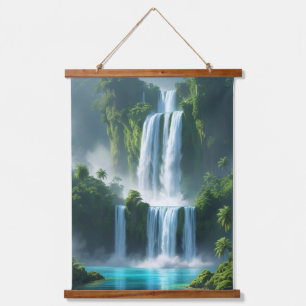 Tapisserie Suspendue Paysage majestueux des chutes d'eau