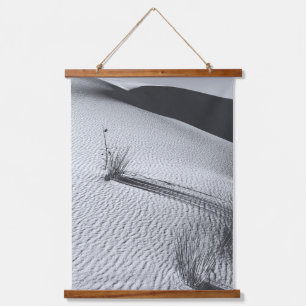 Tapisserie Suspendue Paysage monochrome des dunes de White Sands