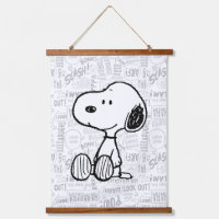 PEANUTS | Snoopy on Black White Comics
