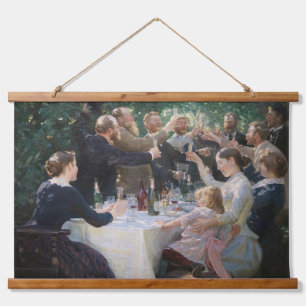 Tapisserie Suspendue Peder Severin Kroyer - Hip, Hip, Hurrah !