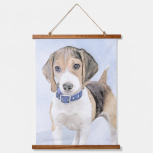 Tapisserie Suspendue Peinture beagle - Cute Original Chien Art