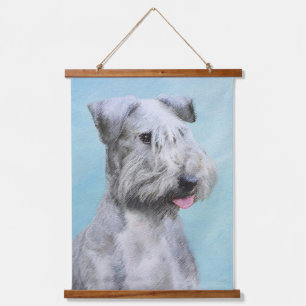 Tapisserie Suspendue Peinture Cesky Terrier - Cute Original Chien Art