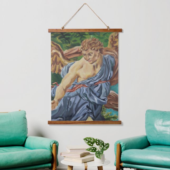 Tapisserie Suspendue peinture d'un ange (Salon)