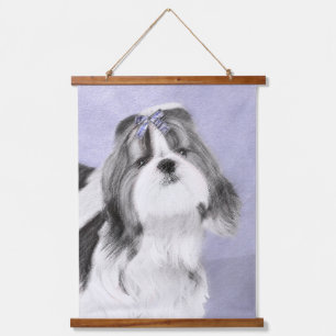 Tapisserie Suspendue Peinture Shih Tzu - Cute Original Chien Art