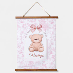 Tapisserie Suspendue Penelope Conception personnalisée d'ours en pelu