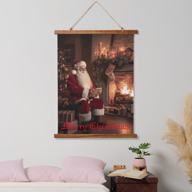 Tapisserie Suspendue Père Noël Cosy Nook (Chambre à coucher)