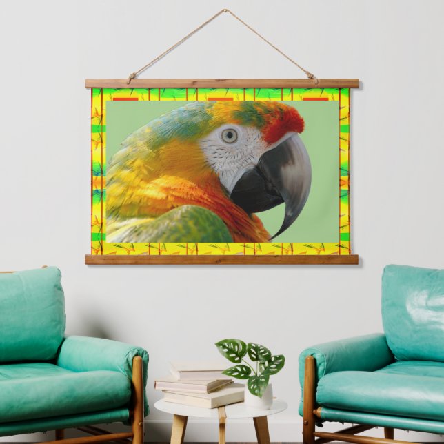 Tapisserie Suspendue Perroquet tropical (Salon)