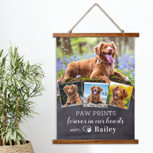 Tapisserie Suspendue Personnalisé Pet Dog Memorial Personnalisé 4 Photo