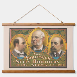 Tapisserie Suspendue Peter Sells, Adam Forepaugh Et Lewis Sells