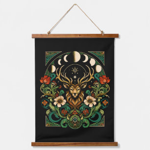 Tapisserie Suspendue Phénomène Mystic Pagan et phase Lune