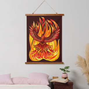 Tapisserie Suspendue Phoenix mythologique immortelle Créature