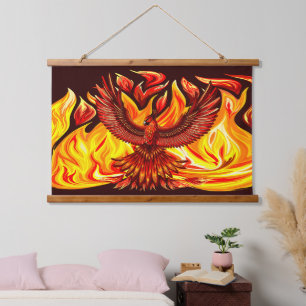 Tapisserie Suspendue Phoenix mythologique immortelle Créature