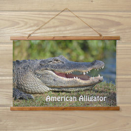 Tapisserie Suspendue Photographie de la faune de l'alligator américain