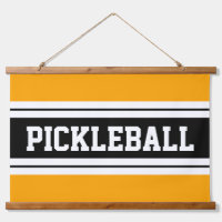 PICKLEBALL amusant Jaune clair Blancs Noir Blancs