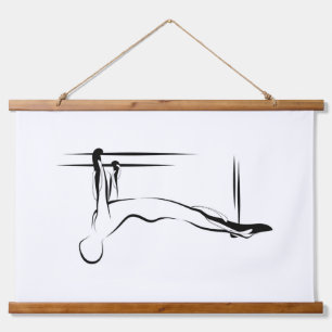 Tapisserie Suspendue Pilates Pose Pull Up Pose - Cadillac