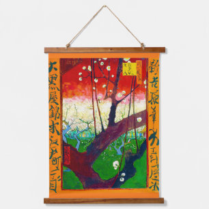 Tapisserie Suspendue Plum à fleurs (après Hiroshige), Van Gogh