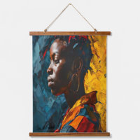 Portrait Abstrait Gras Expressionnisme Vibrant Art