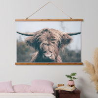 Portrait de vache Highland