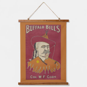 Tapisserie Suspendue Portrait Tête Et Épaules De Buffalo Bill