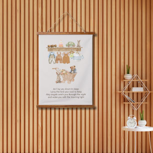 Tapisserie Suspendue Posez-vous dans la prière du sommeil Boho Baby Nur