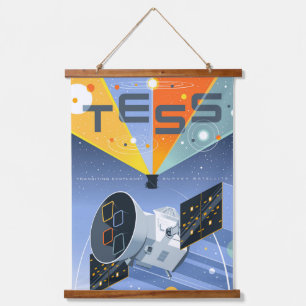 Tapisserie Suspendue Poster du télescope spatial Tess.