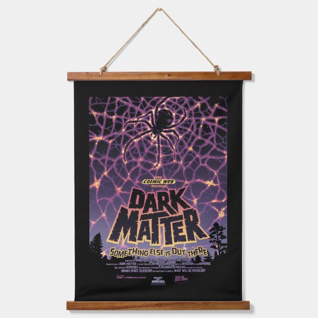 Tapisserie Suspendue Poster en Matière Noire. (Recto)