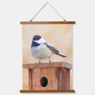 Tapisserie Suspendue Poulet sur la peinture d'oiseaux Art original