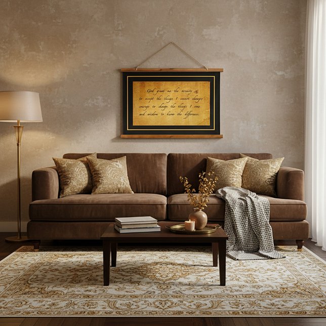 Tapisserie Suspendue Prière de sérénité (Créateur téléchargé)