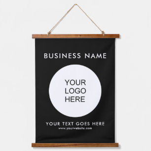 Tapisserie Suspendue Promotion du Modèle de texte du logo professionnel
