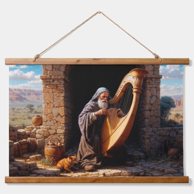 Tapisserie Suspendue Psaumes d'une âme usée du temps (Devant)