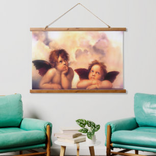Tapisserie Suspendue Putti paire d'anges