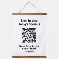 QR Code pour le menu Spécial du restaurant