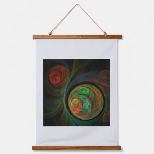 Tapisserie Suspendue Reborn Green Art Abstrait