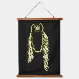 Tapisserie Suspendue Réflexions ensoleillées d'un cheval