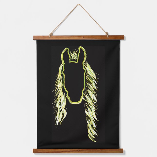 Tapisserie Suspendue Réflexions ensoleillées d'un cheval (Recto)