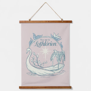 Tapisserie Suspendue Retrouvez-moi à LOTHLORIEN™ - Bateau cygne