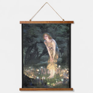 Tapisserie Suspendue Réveillon d'été par Edward Robert Hughes, pré-Raph