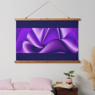 Tapisserie Suspendue Rêves arc-en-ciel à fleurs violettes