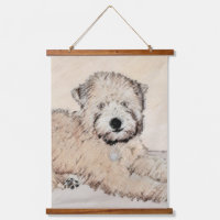 Revêtu doux Roue Peinture Terrier Art original