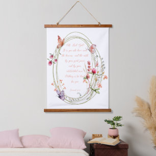 Tapisserie Suspendue Rien n'est trop difficile pour toi.  